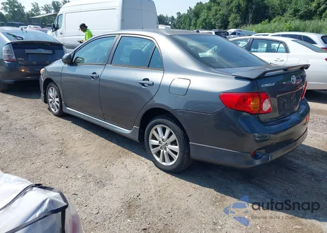2010 Toyota Corolla S из США, поврежденный, VIN 2T1BU4EE2AC299801
